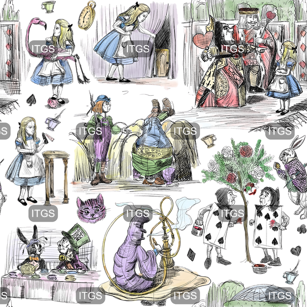 RTS - Clear Vinyl Design  - Vintage Wonderland