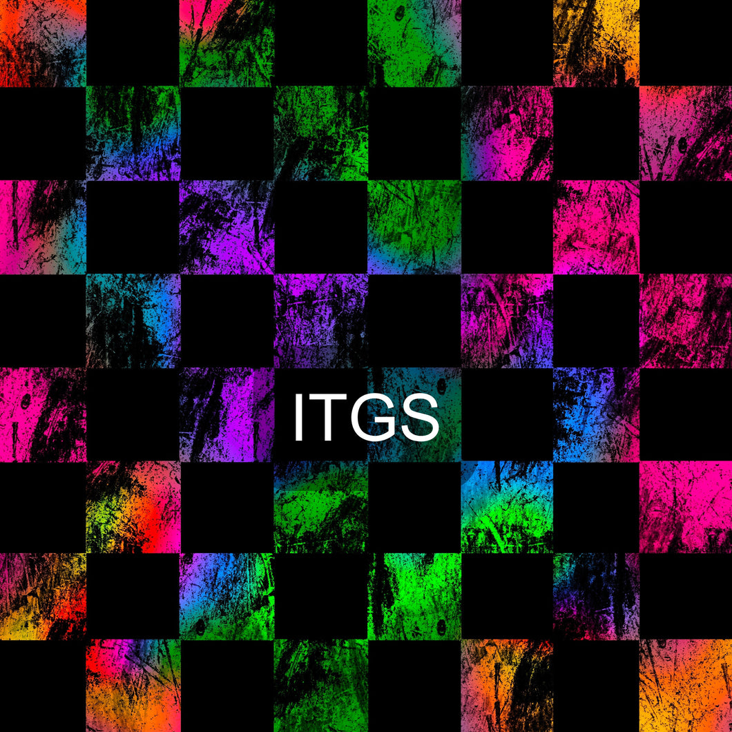 RTS -  Inked Checkered Vinyl