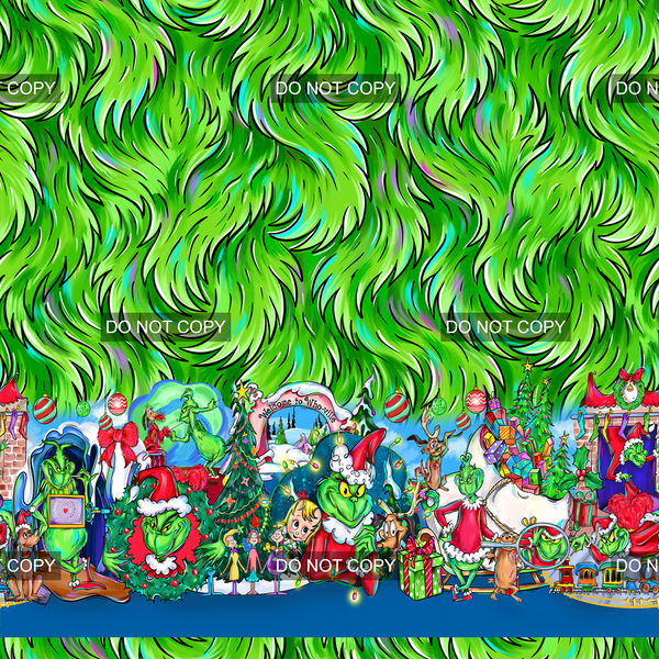 Green Christmas Border 3