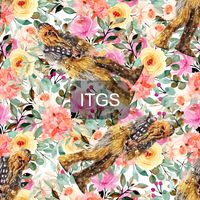 RTS - Floral Space   - Large Force Woven