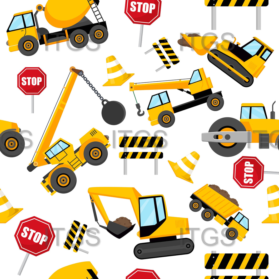 RTS - Clear Vinyl Design  -   Construction Site