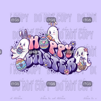 Easter Boo Panel - Lavender
