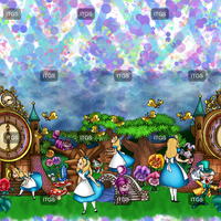Enchanted Wonderland Border 1A - Circles