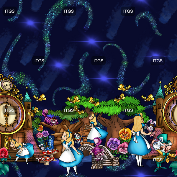 Enchanted Wonderland Border 3 - Dark