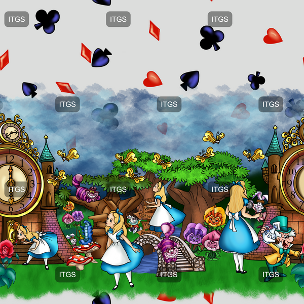 Enchanted Wonderland Border 4A - Cards