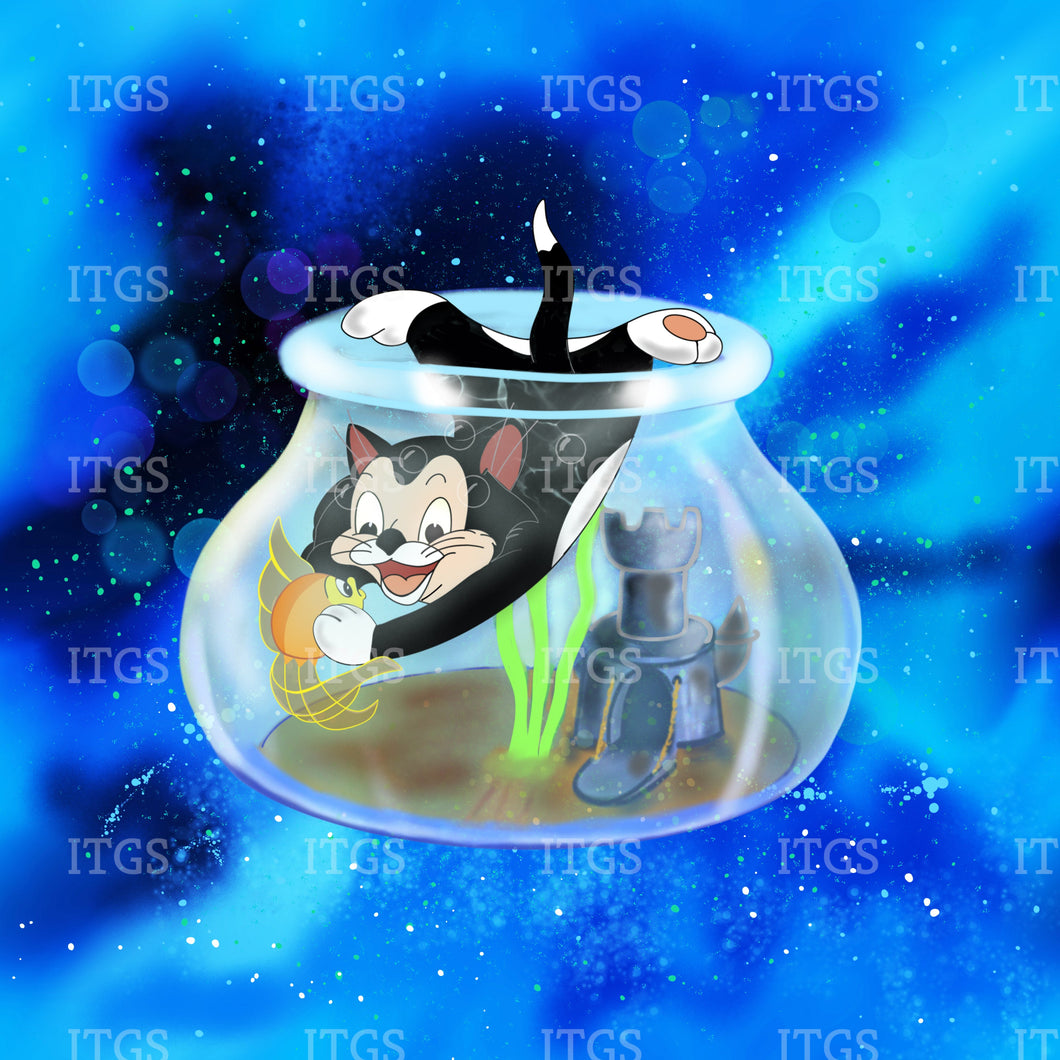 RTS - Fur and Fins Panel 2 - Cotton Lycra