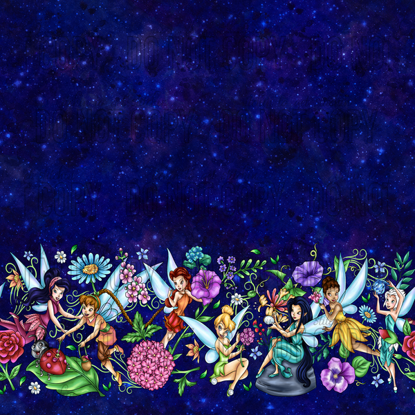 Floral Fairies Border 4