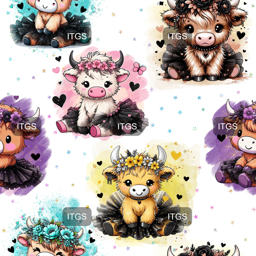 RTS - Bovine Beauties Cotton Lycra