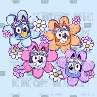 Flowered Pups Panel 2