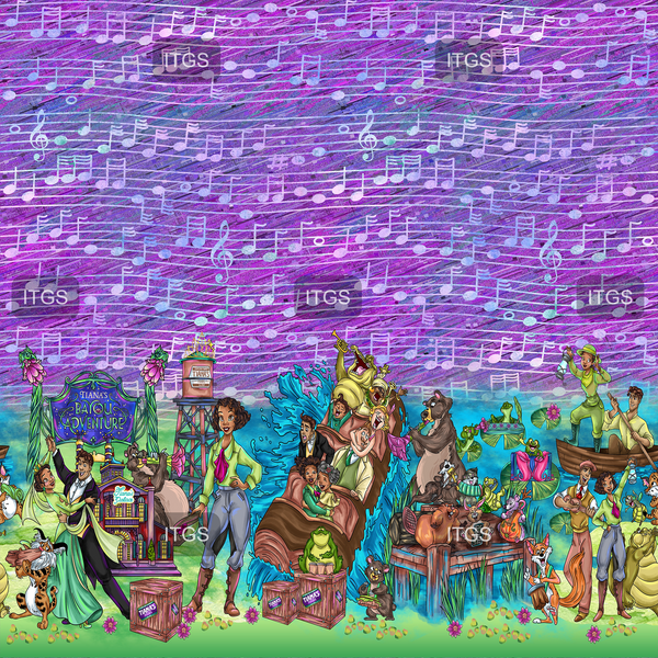 Frog Princess Getaway Border 7
