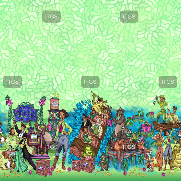 Frog Princess Getaway Border 1A