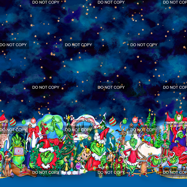 Green Christmas Border 2