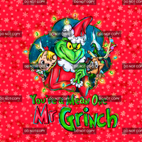Green Christmas Panel 3