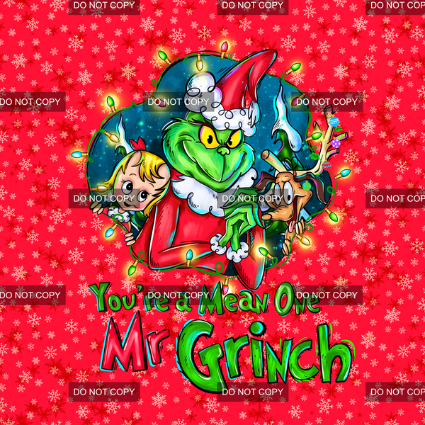 Green Christmas Panel 3