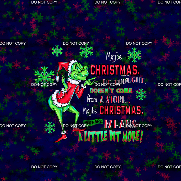 Green Christmas Panel 5