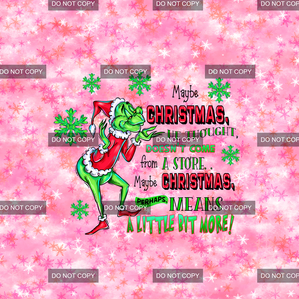 Green Christmas Panel 7