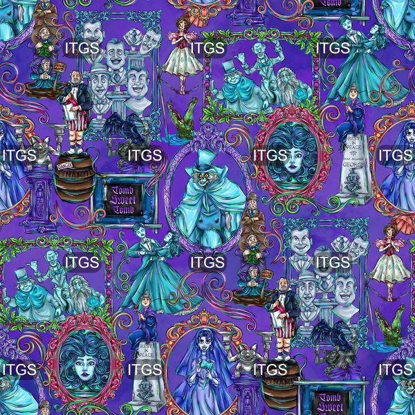 RTS - Ghouls a Glow Main 1 Poly Canvas