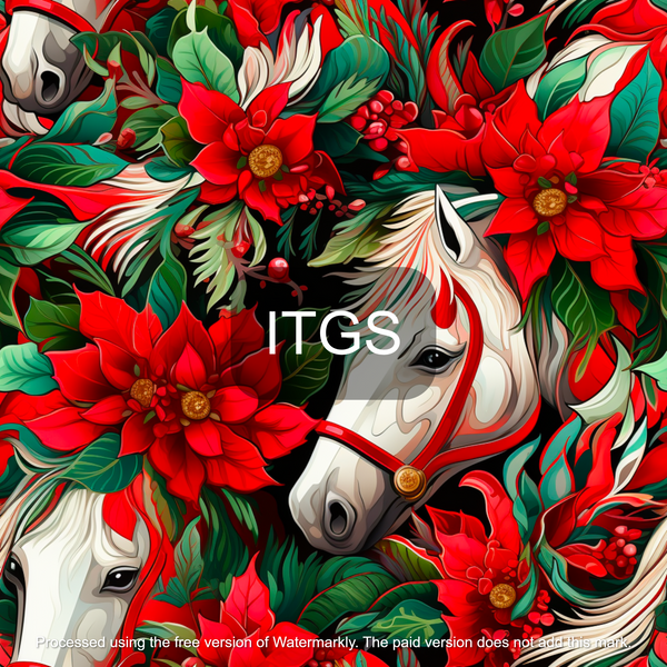 RTS -  Holiday Horse Vinyl