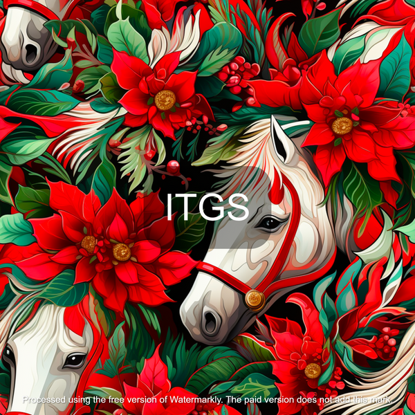 RTS -  Holiday Horse Woven