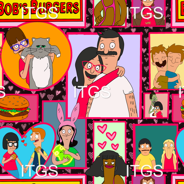 RTS - For the Love of Burgers Poly Canvas