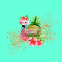 Shy Flamingo Panel