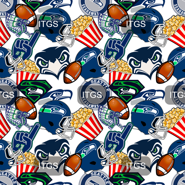 Clear Vinyl Design  -  Football Season  - View from a Hawks Eye