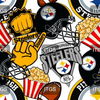 Clear Vinyl Design  -  Football Season  - Men of Steel