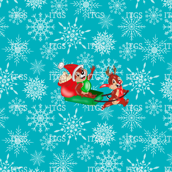 Snow Antics Panel 1C