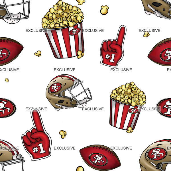 Clear Vinyl Design  -  Football Season -  4 + 9 Equals Champions 2