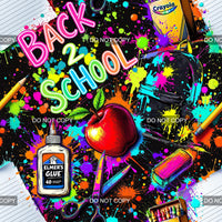 Back To School Splatter