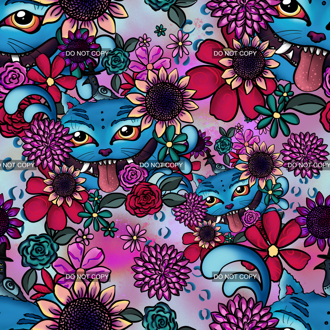 RTS - Peek A Boo Cat Woven