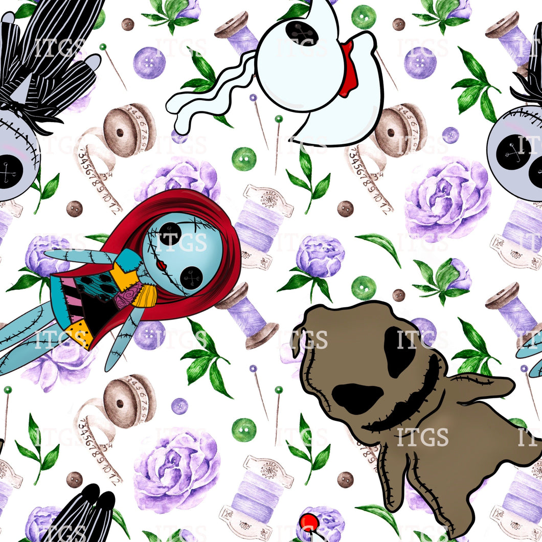 RTS - Clear Vinyl Design  -  Jacked Up Dolls