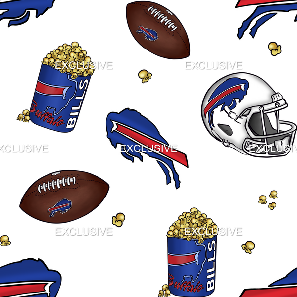 Clear Vinyl Design  -  Football Season -  Buffalo Mania 2