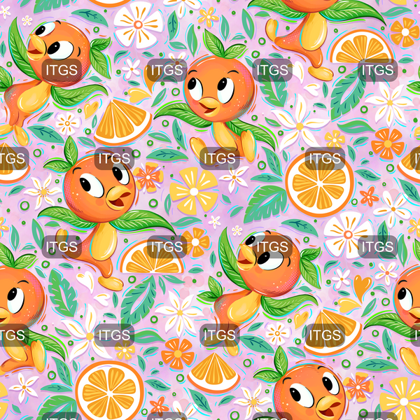 Fluttering Oranges  - Light