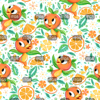 Clear Design  -  Fluttering Oranges