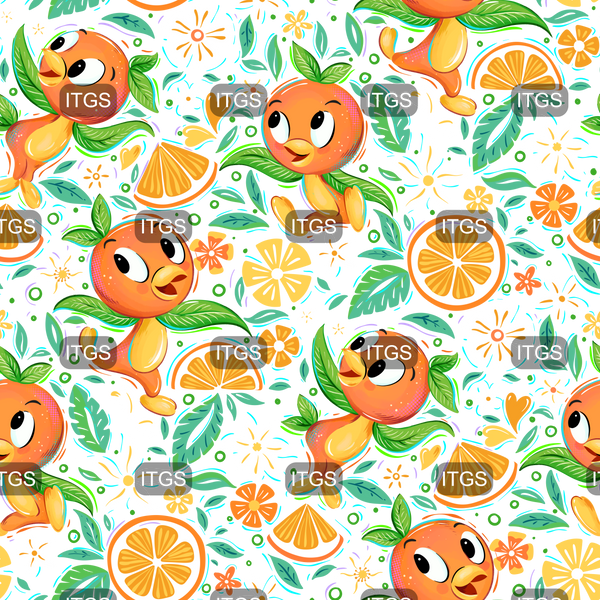 Clear Design  -  Fluttering Oranges