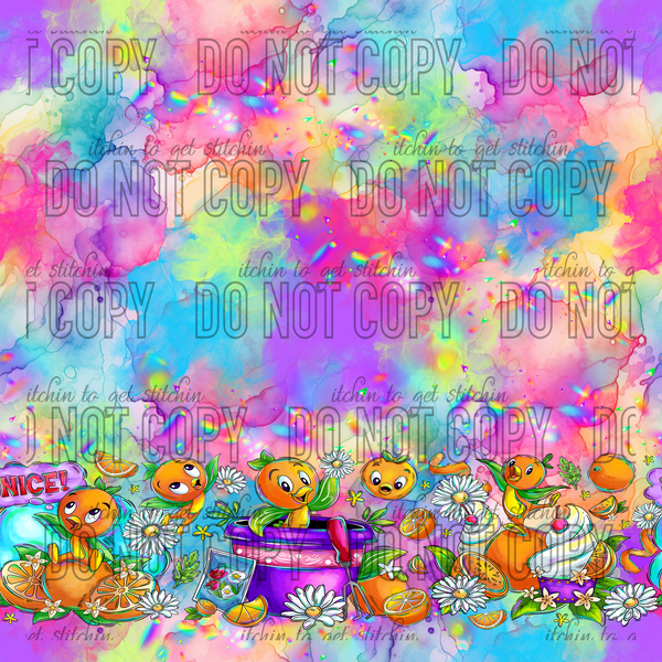 Fluttering Juice Border 1