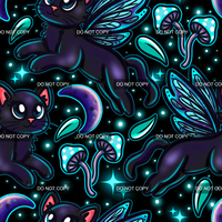 Fluttering Kitty - Black