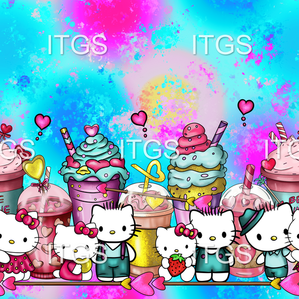 Kitty Love Border 5