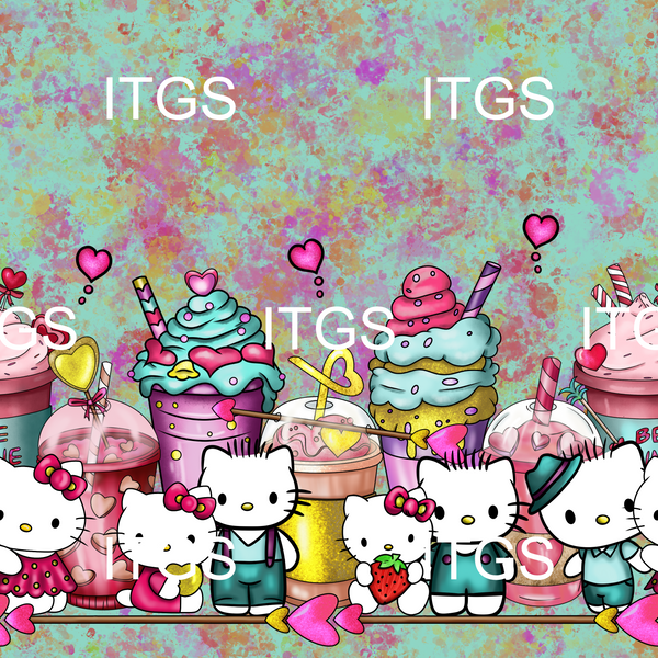 Kitty Love Border 4
