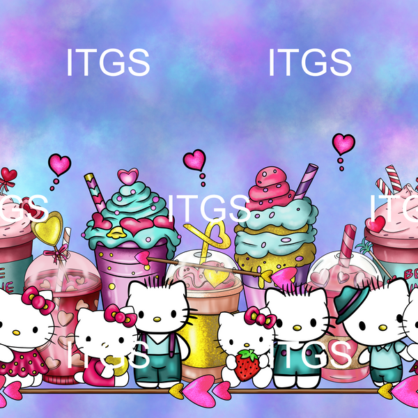 Kitty Love Border 3