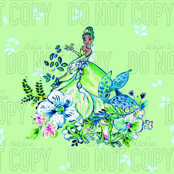 Dreams of Love Panel 1 - Chartreuse