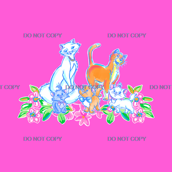 LP Cats Panel  - Pink 3