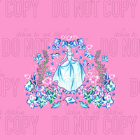 LP Princess Garden Panel 2 - Pink