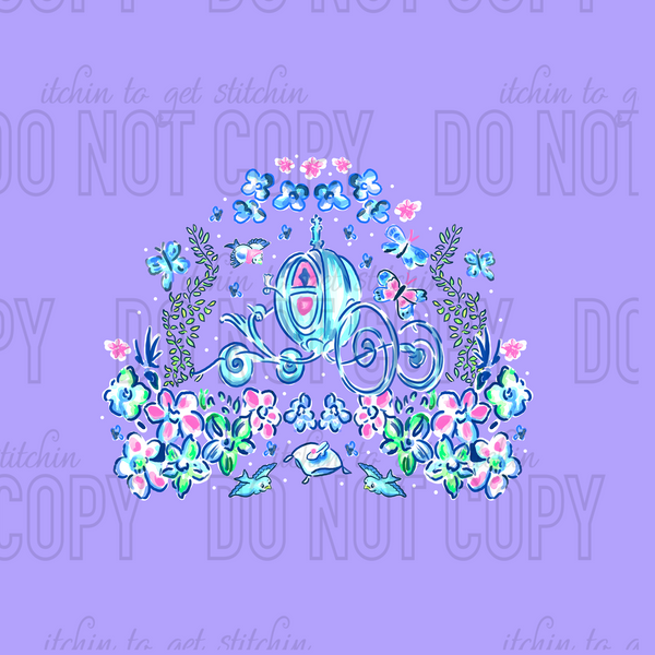 LP Princess Garden Panel 3 - Lavender