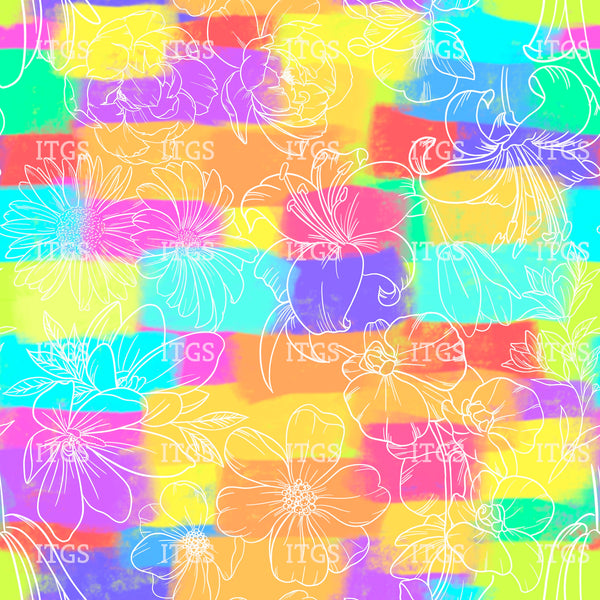 Peek a Boo Garden - Bright Floral Coordinate - Exclusive
