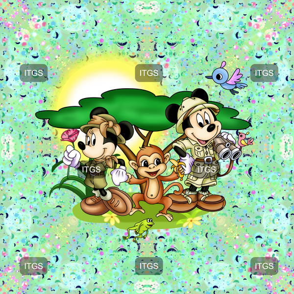 Jungle Crew Panel - Green