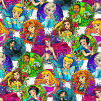 Clear Vinyl Design  -  Princess Portraits 2