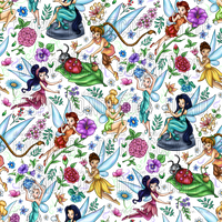 Clear Vinyl Design  - Floral Fairies 2