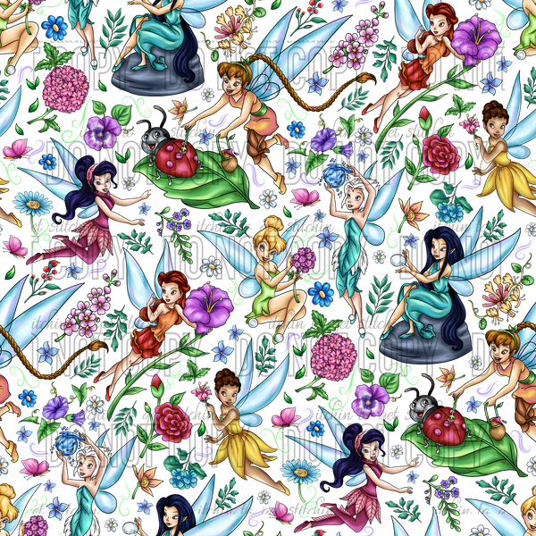 Clear Vinyl Design  - Floral Fairies 2